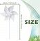 DIY Pinwheels Craft for Kids Blank White Color Your Own Pinwheels Paper Craft Kits for Boys Girls Summer Activities Art Daycare Project Party Favor, 15 Inches